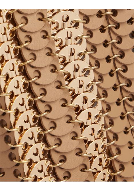 RABANNE 1969 Square Bag Dorata In Metallo e Pelle - RABANNE Ultimi tre giorni