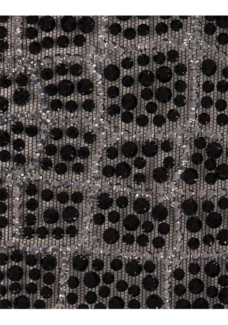 ERMANNO SCERVINO Top In Tulle Nero Con Motivo Coccodrillo Di Strass - ERMANNO SCERVINO Only for today