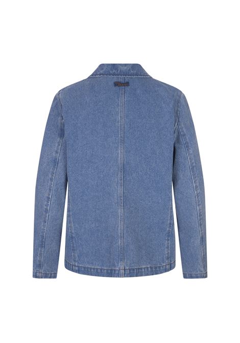 MARNI Blazer Monopetto In Denim Blu - MARNI Offerta speciale della fabbrica