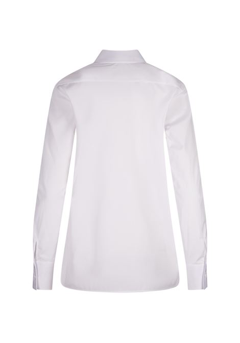 ERMANNO SCERVINO Camicia Bianca Con Plastron Ricamato - ERMANNO SCERVINO Discount Store per i nuovi prodotti