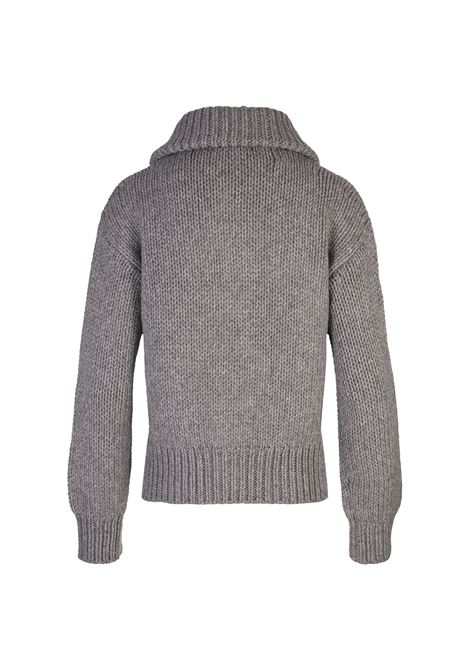 FABIANA FILIPPI Cardigan Bomber in Platinum Roccia - FABIANA FILIPPI Black Friday Prezzi