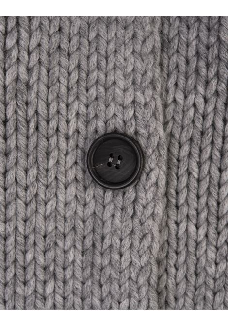 FABIANA FILIPPI Cardigan Bomber in Platinum Roccia - FABIANA FILIPPI Black Friday Prezzi