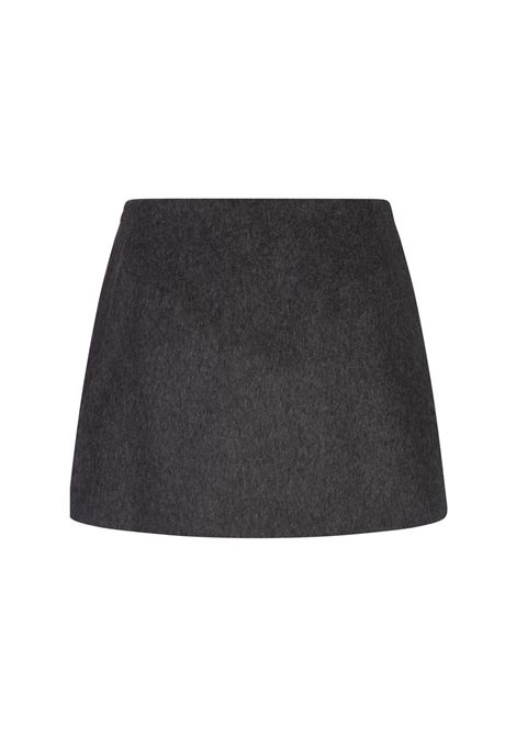 ERMANNO SCERVINO Minigonna-Shorts In Lana Grigia - ERMANNO SCERVINO In vendita