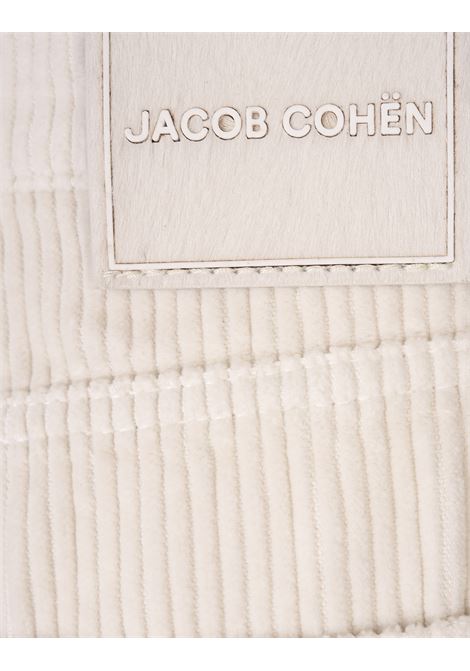 JACOB COHEN Pantaloni Willow In Velluto a Coste Bianco - JACOB COHEN Italia