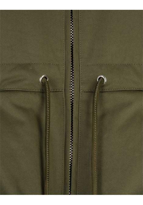 ALEXANDER MCQUEEN Piumino Con Volant in Verde - ALEXANDER MCQUEEN Convenienza