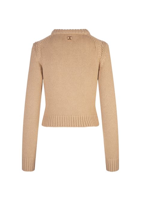 CHLOÉ Pullover in Cotone e Cashmmere Ultimate Nude - CHLOÉ Sconto