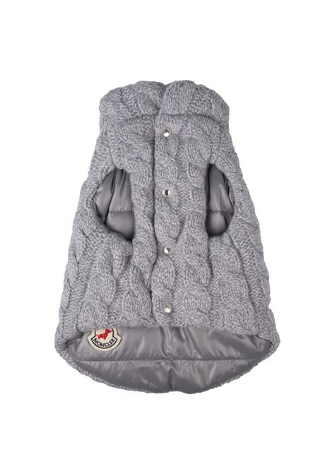 MONCLER Gilet Imbottito Reversibile Per Cani Grigio - MONCLER Economico