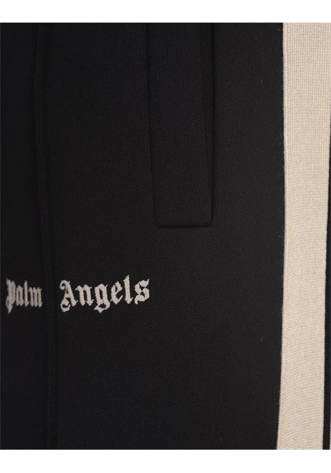 PALM ANGELS Joggers Neri Con Logo e Bande a Contrasto - PALM ANGELS Hotsell