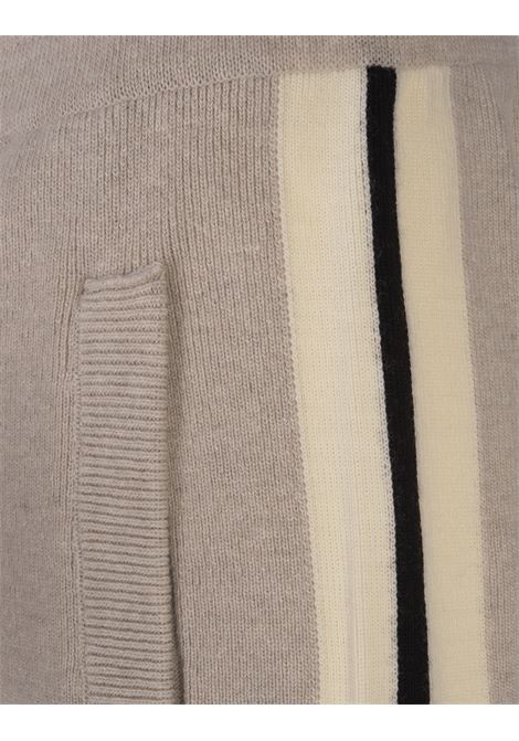 PALM ANGELS Pantaloni Track In Lana e Cashmere Beige Chiaro - PALM ANGELS I Più Venduti