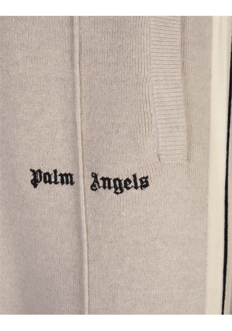 PALM ANGELS Pantaloni Track In Lana e Cashmere Beige Chiaro - PALM ANGELS I Più Venduti