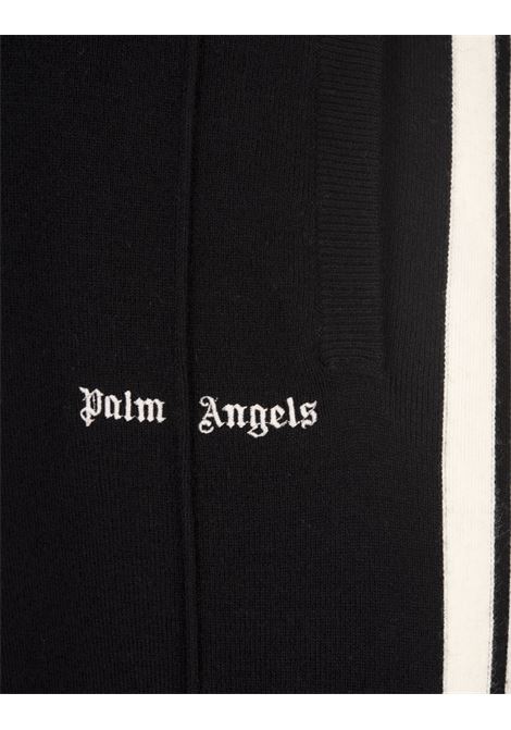 PALM ANGELS Pantaloni Track In Lana e Cashmere Neri - PALM ANGELS Vendite Flash
