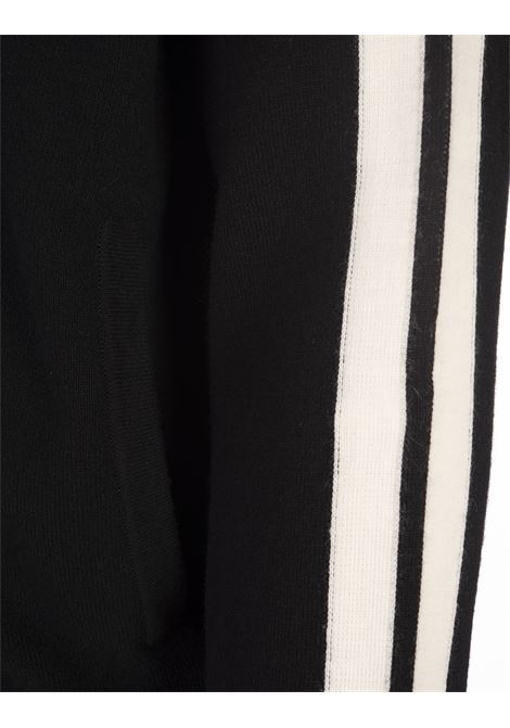 PALM ANGELS Giacca Track In Lana e Cashmere Nera - PALM ANGELS In Saldo