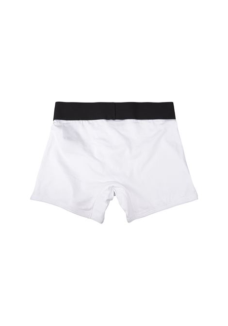 PALM ANGELS Set di 2 Boxer In Nero e Bianco Con Banda Logo - PALM ANGELS Nuova
