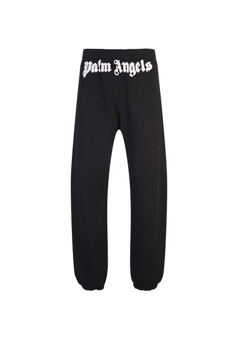 PALM ANGELS Joggers Neri Con Logo Sulla Vita - PALM ANGELS Spedizione gratuita