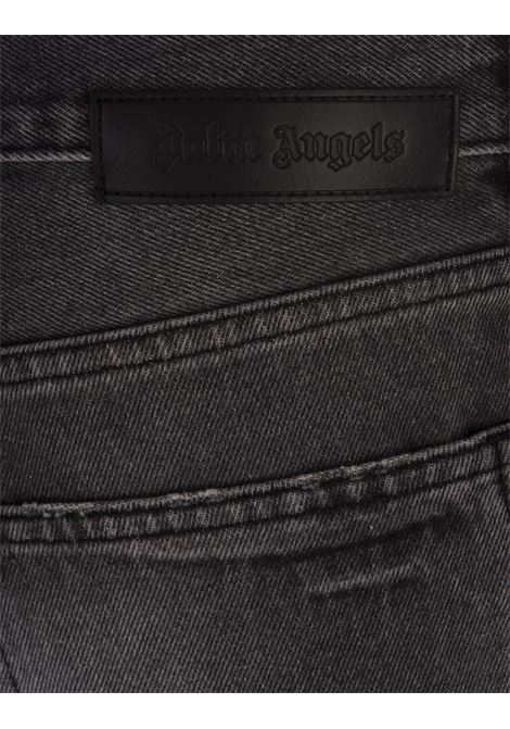 PALM ANGELS Jeans Loose Fit Neri Con Dettagli - PALM ANGELS Negozio online di fabbrica