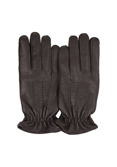 ORCIANI Guanti Drummed In Pelle Testa Di Moro - ORCIANI Shopping online