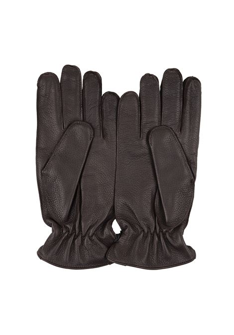 ORCIANI Guanti Drummed In Pelle Testa Di Moro - ORCIANI Shopping online