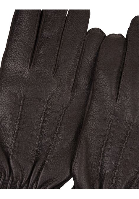ORCIANI Guanti Drummed In Pelle Testa Di Moro - ORCIANI Shopping online