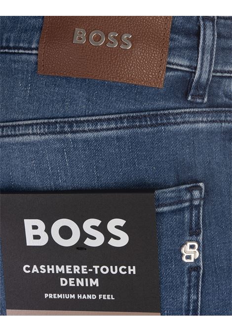 BOSS Maine Jeans Regular Fit In Denim Morbido Blu - BOSS Offerta Anniversario