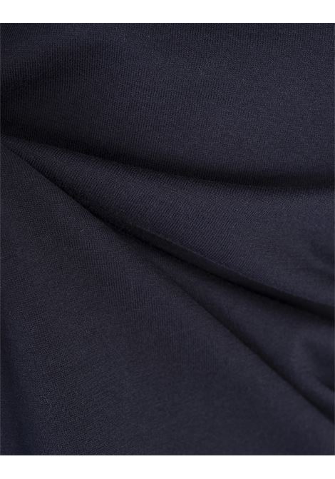 KITON T-Shirt Classica Blu Scuro Con Logo Dietro - KITON Nuovi prodotti