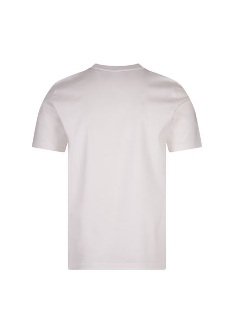 BOSS T-Shirt Regular Fit In Cotone Mercerizzato Bianco - BOSS Offerte speciali