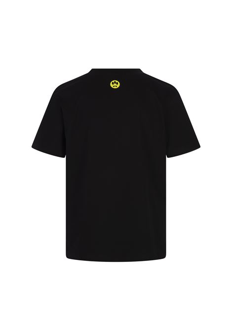 BARROW T-Shirt Nera Con Logo e Smile - BARROW Enormi risparmi