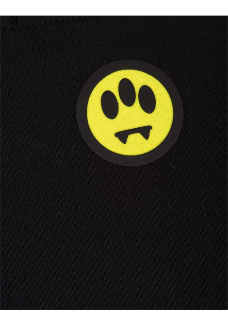 BARROW T-Shirt Nera Con Logo e Smile - BARROW Enormi risparmi