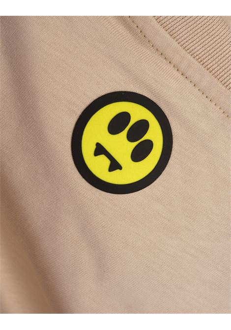 BARROW T-Shirt Beige Con Logo e Smile - BARROW Sconti VIP