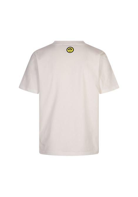 BARROW T-Shirt Bianca Con Logo e Smile - BARROW Prezzo basso