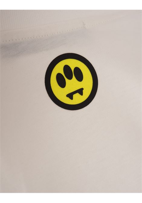 BARROW T-Shirt Bianca Con Logo e Smile - BARROW Prezzo basso