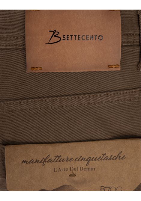 BSETTECENTO Jeans Slim Tapered In Denim Marrone - BSETTECENTO Super Saving Price