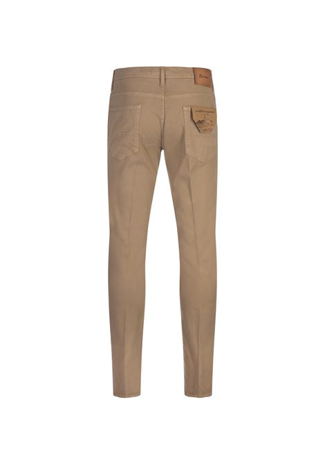 BSETTECENTO Jeans Slim Tapered In Denim Beige - BSETTECENTO Ritorno libero