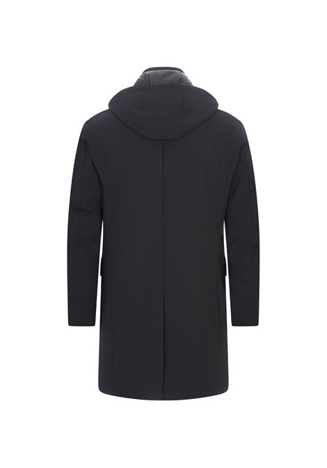 MONTECORE Parka In Lana Rain System Blu Navy - MONTECORE Fino al 55% di sconto