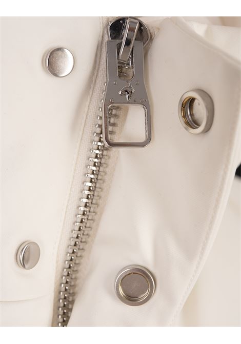 MONTECORE Gilet Imbottito Bianco Con Cappuccio - MONTECORE Super sconto