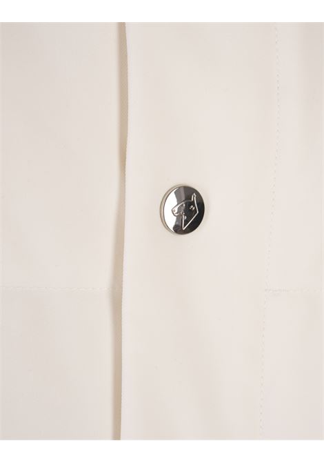 MONTECORE Gilet Imbottito Bianco Con Cappuccio - MONTECORE Super sconto
