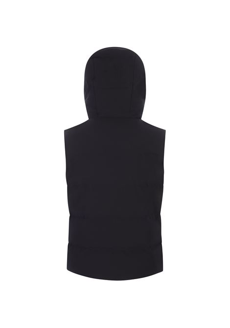 MONTECORE Gilet Imbottito Blu Navy Con Cappuccio - MONTECORE Trasporto libero internazionale