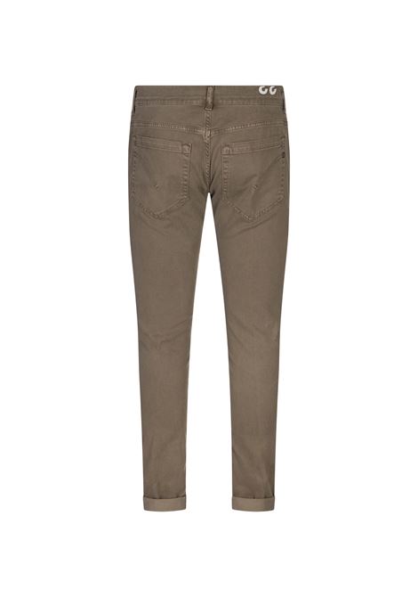 DONDUP Pantaloni George 5 Tasche In Cotone Stretch Kaki - DONDUP Esporta salva