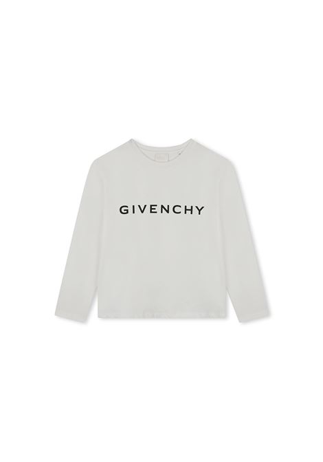 GIVENCHY KIDS T-Shirt GIVENCHY 4G Bianco/Grigio - GIVENCHY KIDS Italia