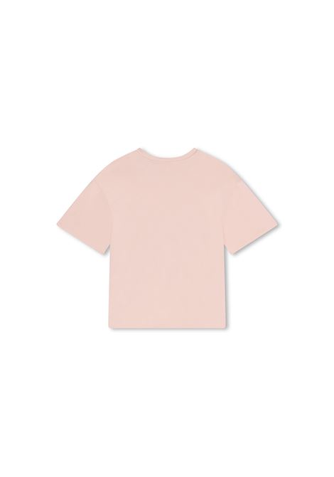 CHLOÉ KIDS T-Shirt Washed Pink Con Logo - CHLOÉ KIDS Shopping Online