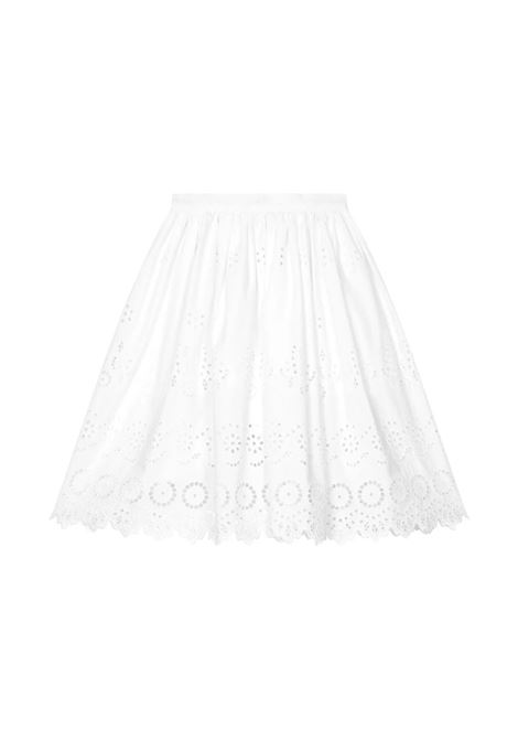 DOLCE & GABBANA KIDS Gonna In Pizzo Sangallo Bianco - DOLCE & GABBANA KIDS I Più Venduti