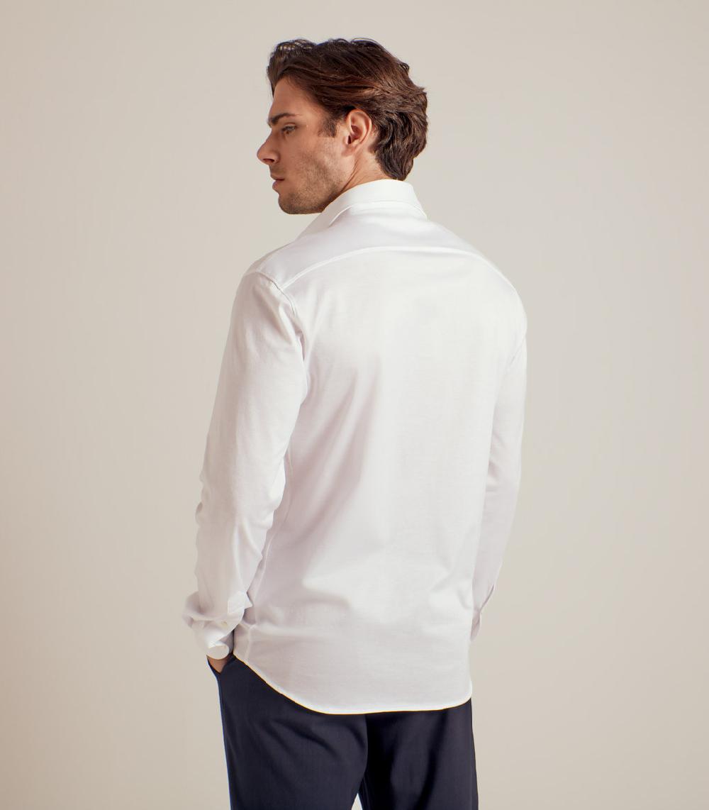 S.Moritz CAMICIA IN COTONE SUPERFINE - BIANCO Shopping Online