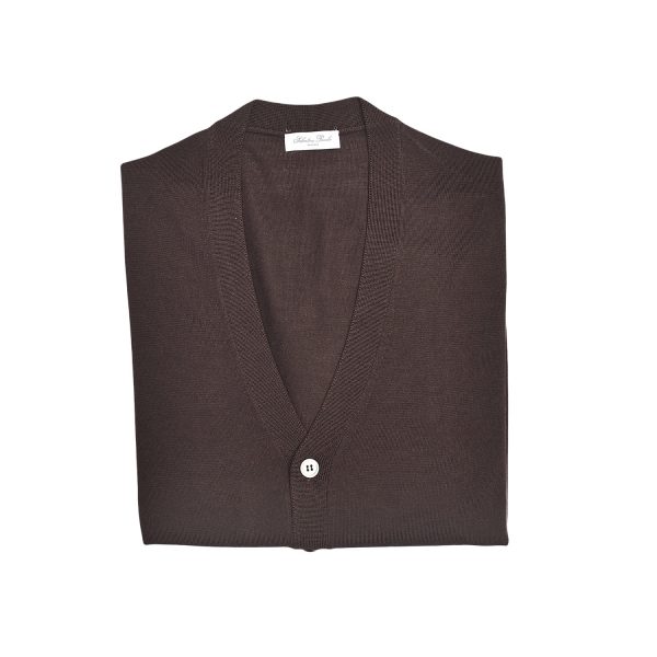 Salvatore Piccolo Cardigan con bottoni Royal Merino Nuova