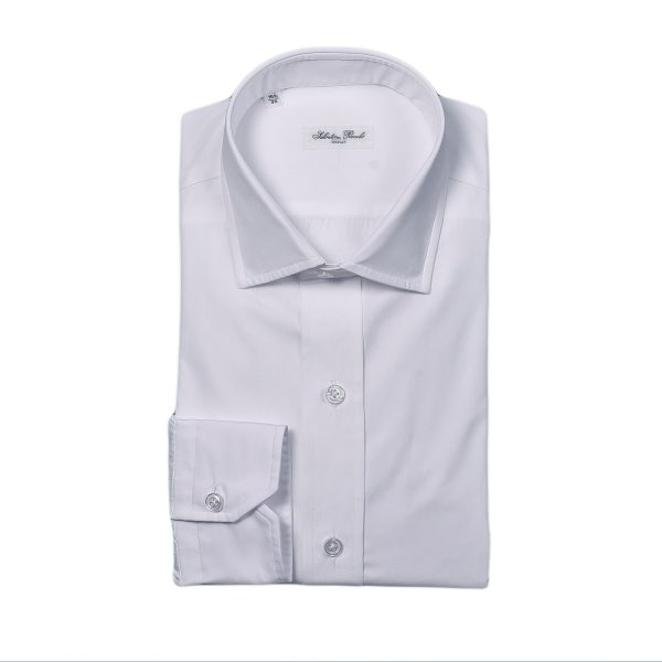 Salvatore Piccolo Camicia classica bianca Saldi Di Fabbrica
