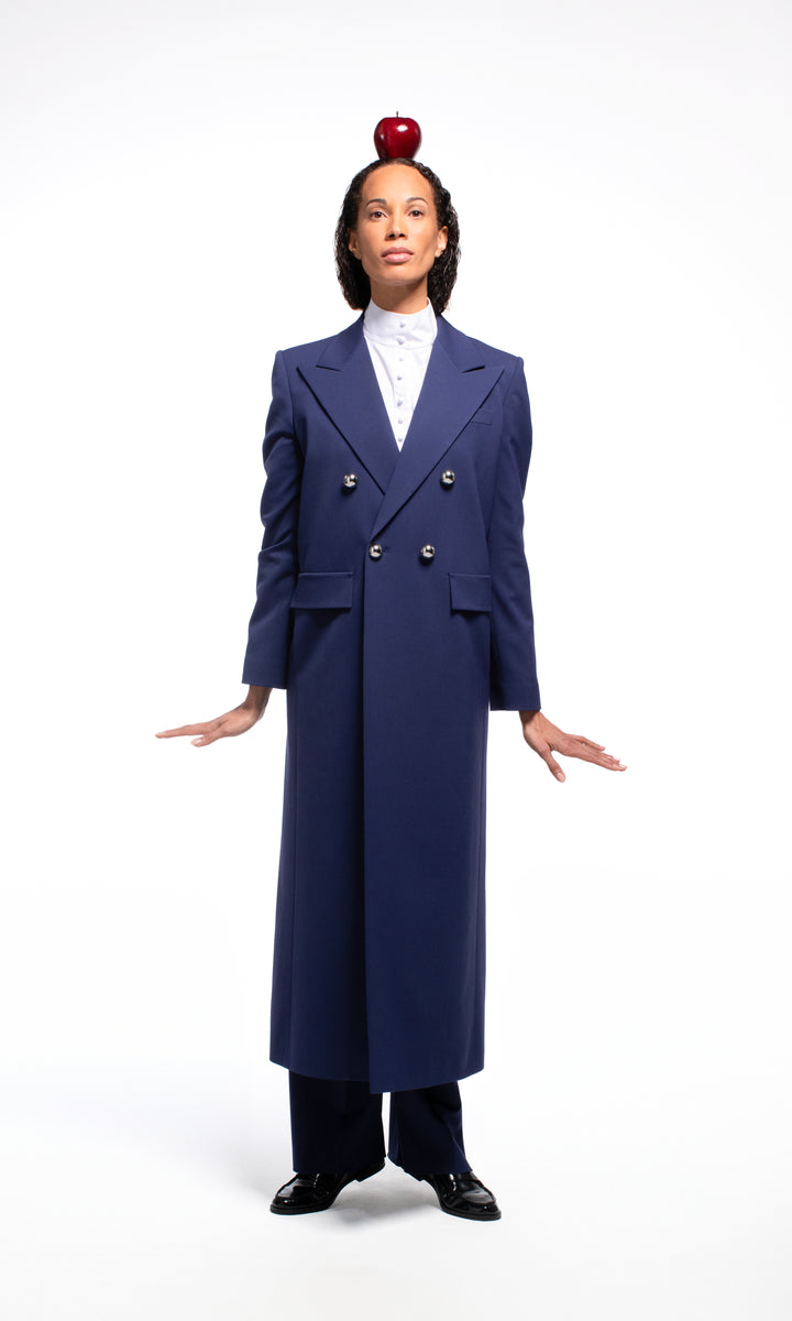 Sara Battaglia Double-breasted coat In Saldo