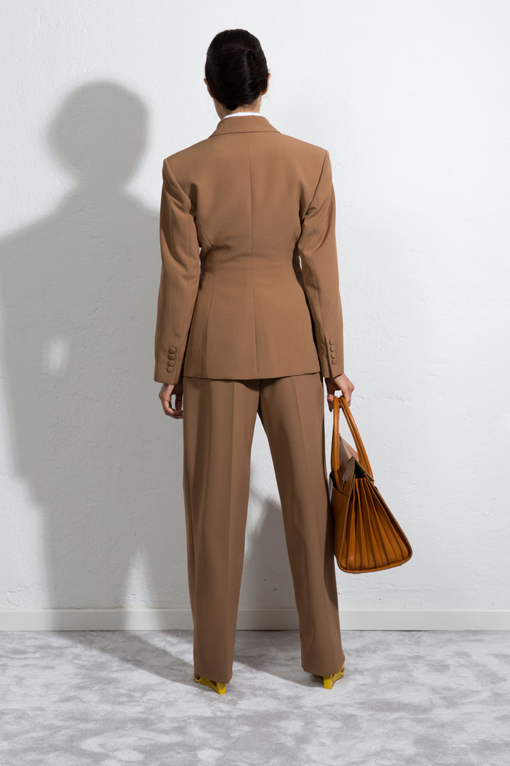 Sara Battaglia Double Breasted Jacket Vendita Economica