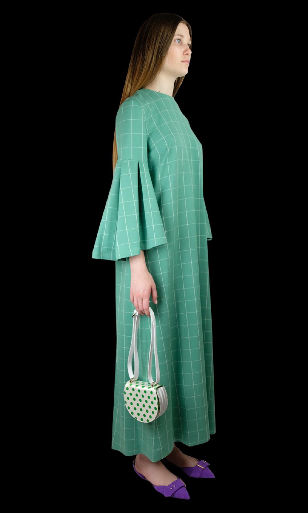 Sara Battaglia Salvia Dress 2025