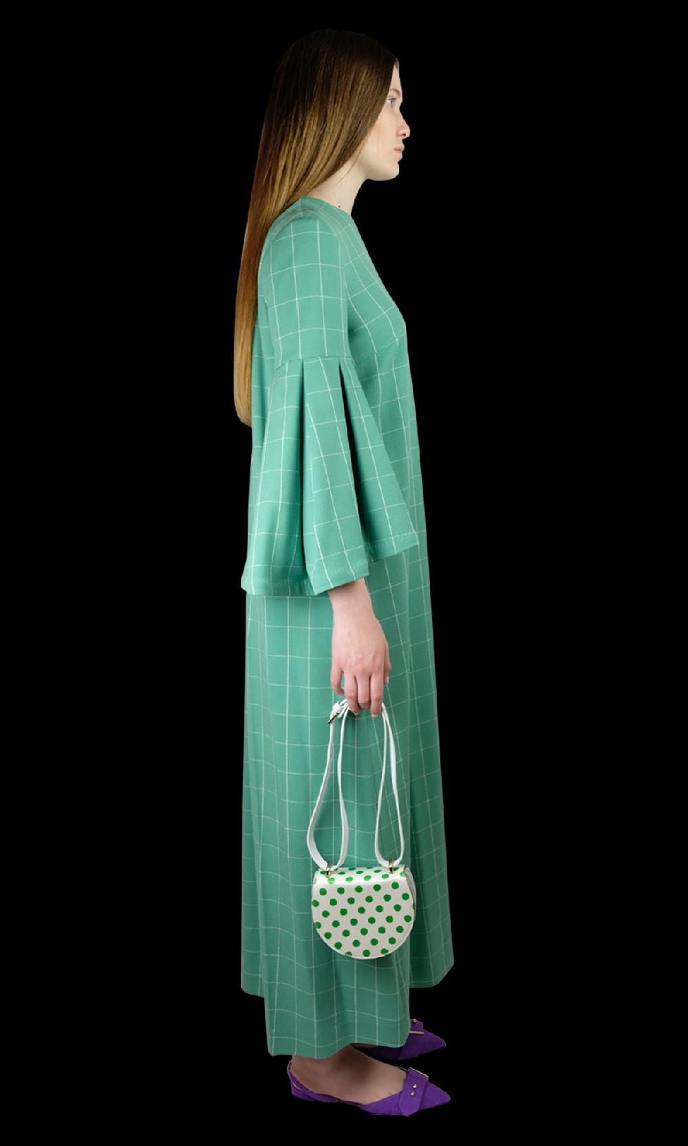 Sara Battaglia Salvia Dress 2025