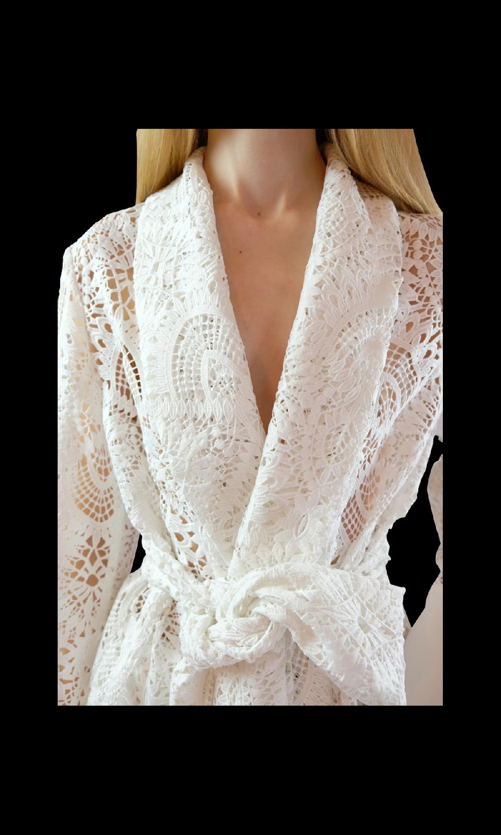 Sara Battaglia Lace Jacket Saldi Di Fabbrica