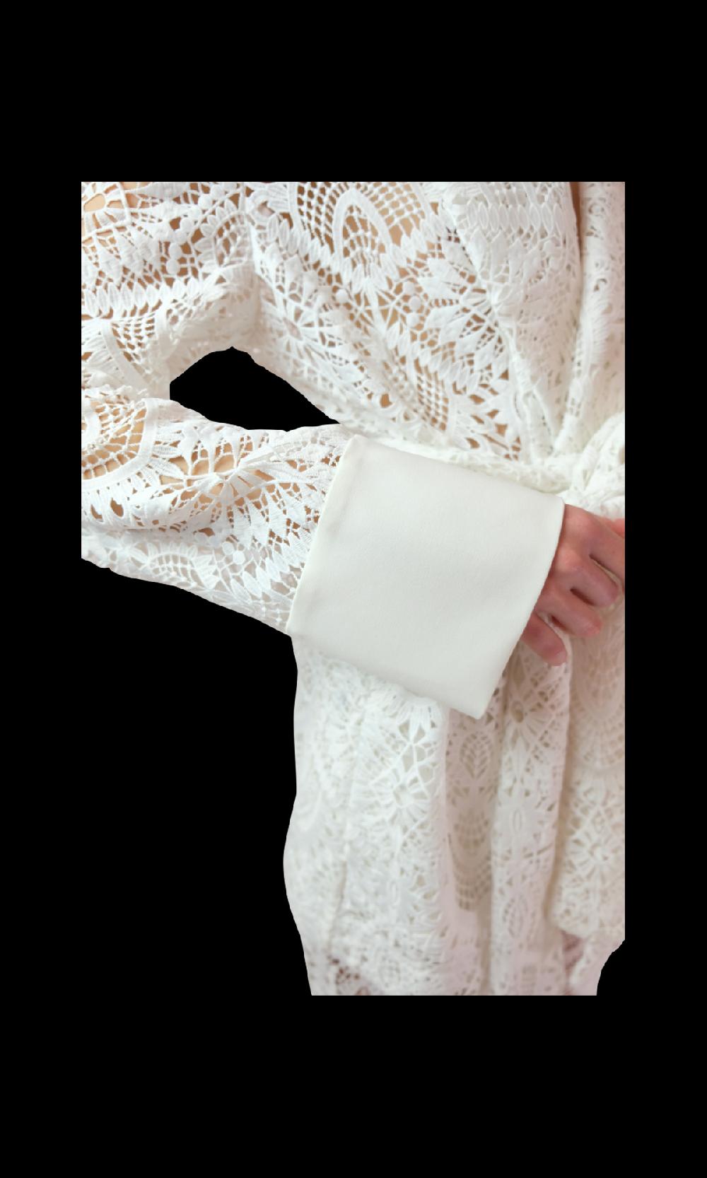 Sara Battaglia Lace Jacket Saldi Di Fabbrica