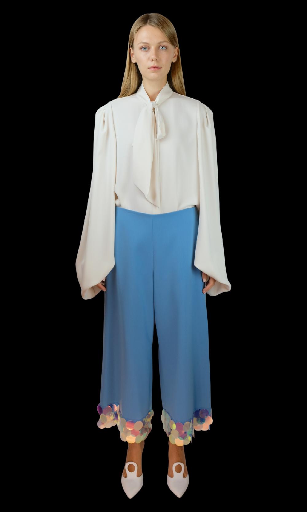 Sara Battaglia Sequins Pants Negozio